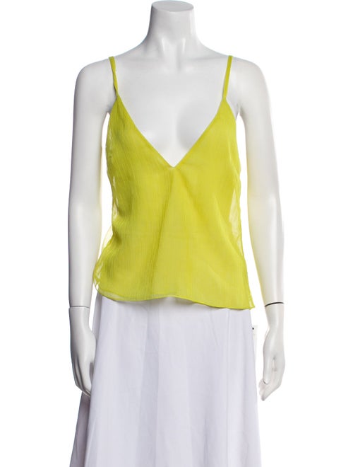 PatBO V-Neck Sleeveless Top
