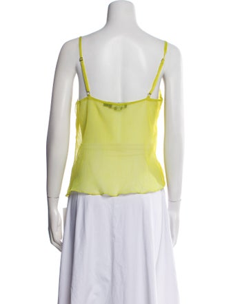 PatBO V-Neck Sleeveless Top