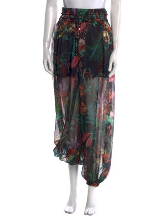 PatBO Printed Skinny Leg Pants