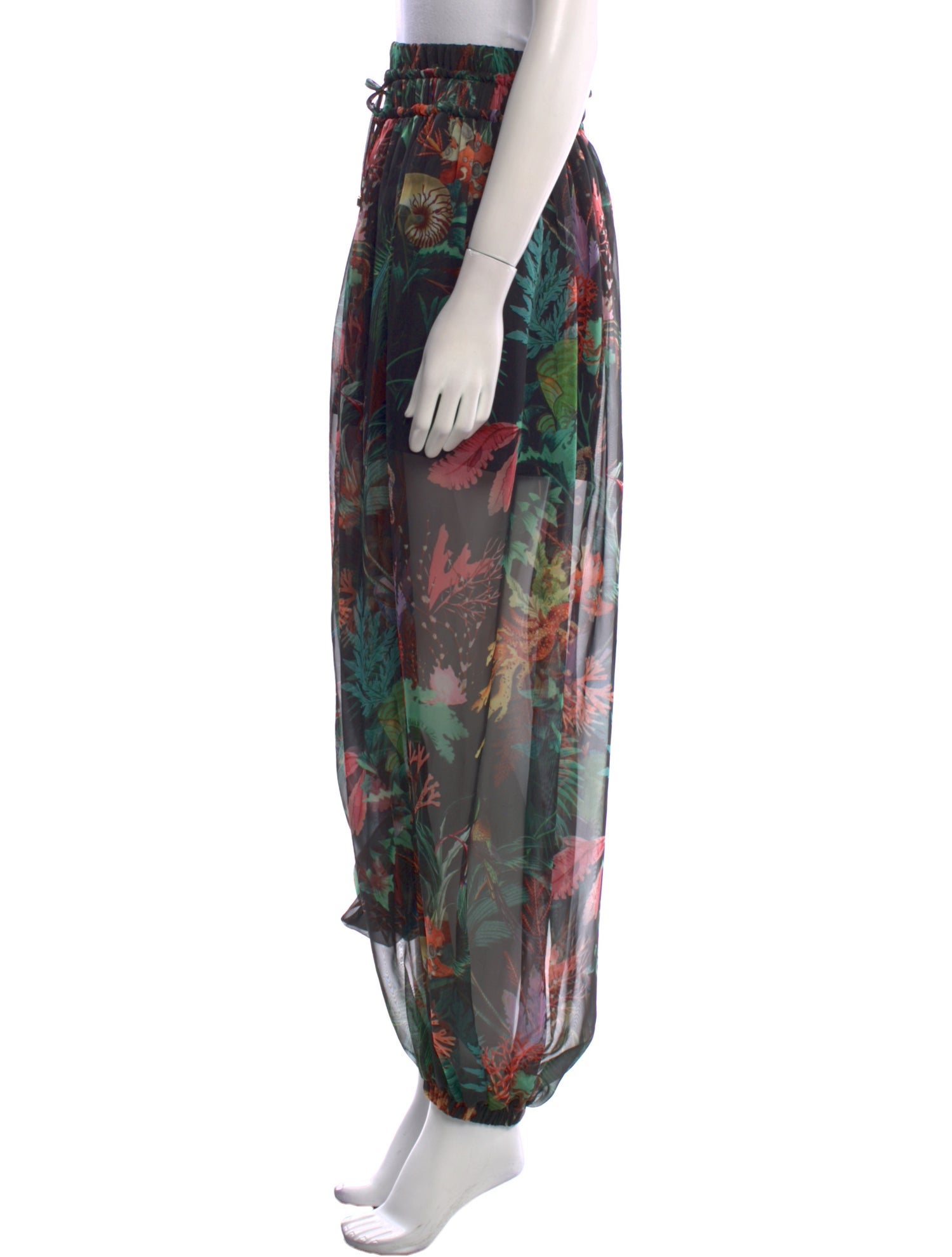 PatBO Printed Skinny Leg Pants