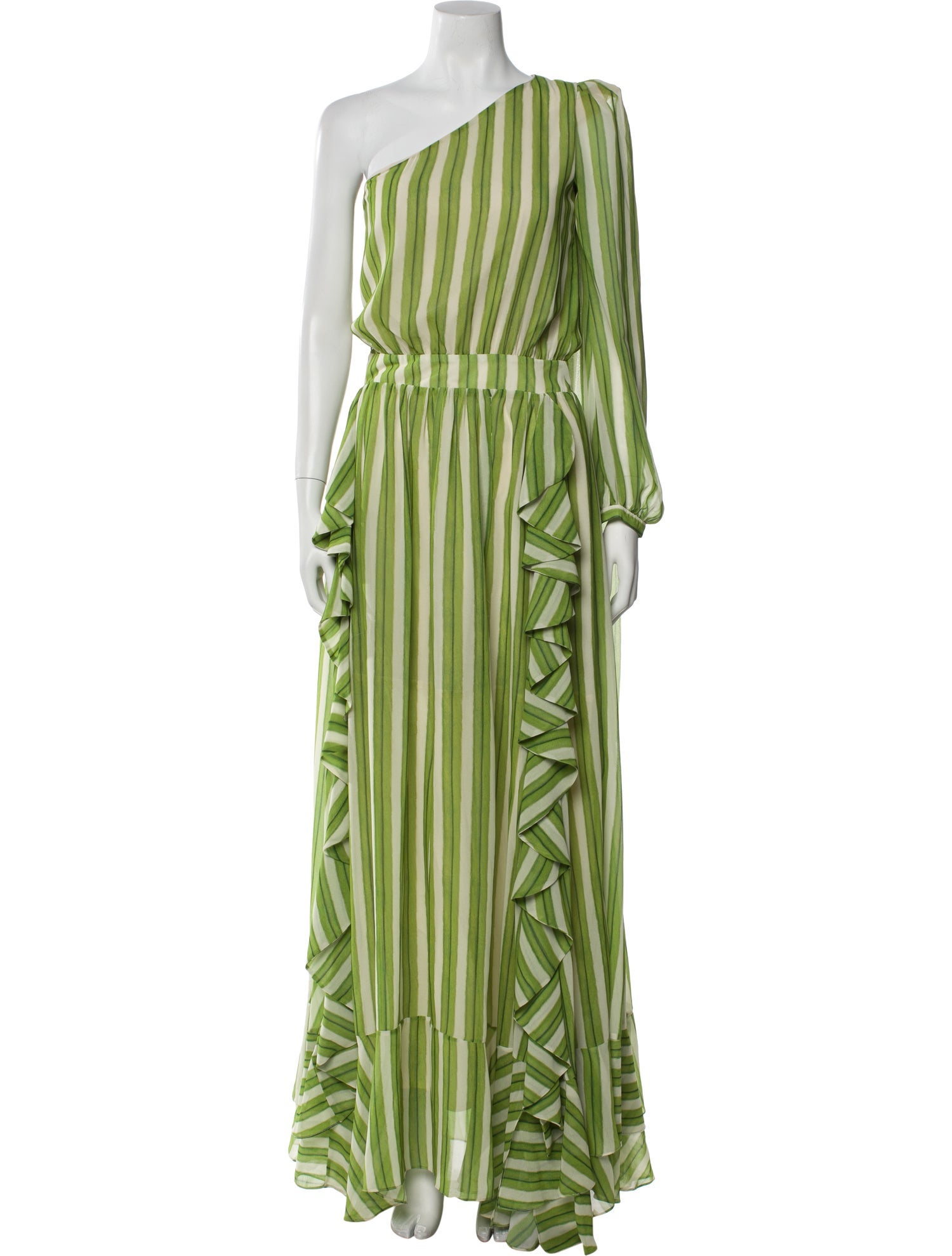 PatBO Striped Long Dress