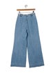 PatBO High-Rise Wide Leg Jeans