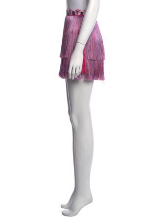 PatBO Striped Mini Skirt