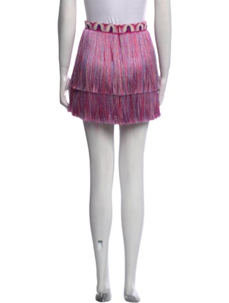 PatBO Striped Mini Skirt