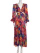PatBO Floral Print Long Dress