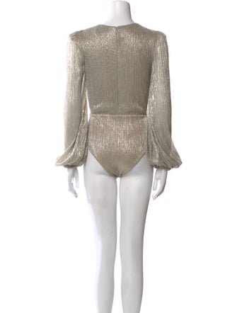 PatBO V-Neck Long Sleeve Bodysuit