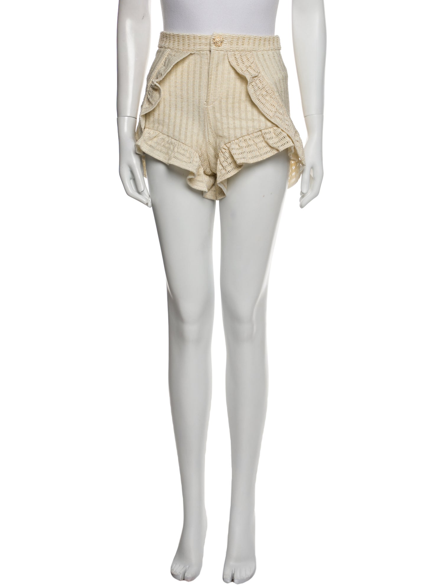 PatBO Striped Mini Shorts