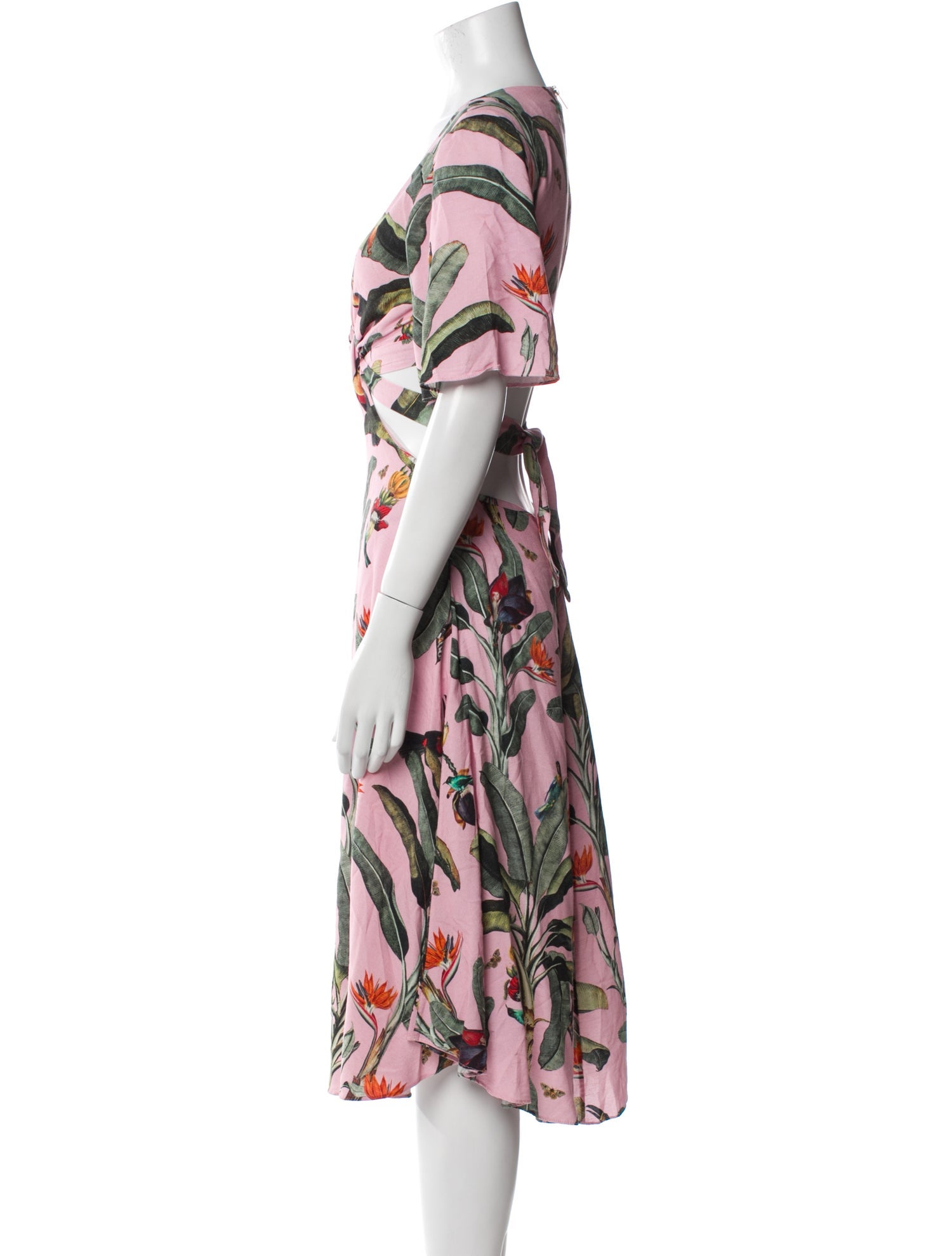 PatBO Printed Midi Length Dress