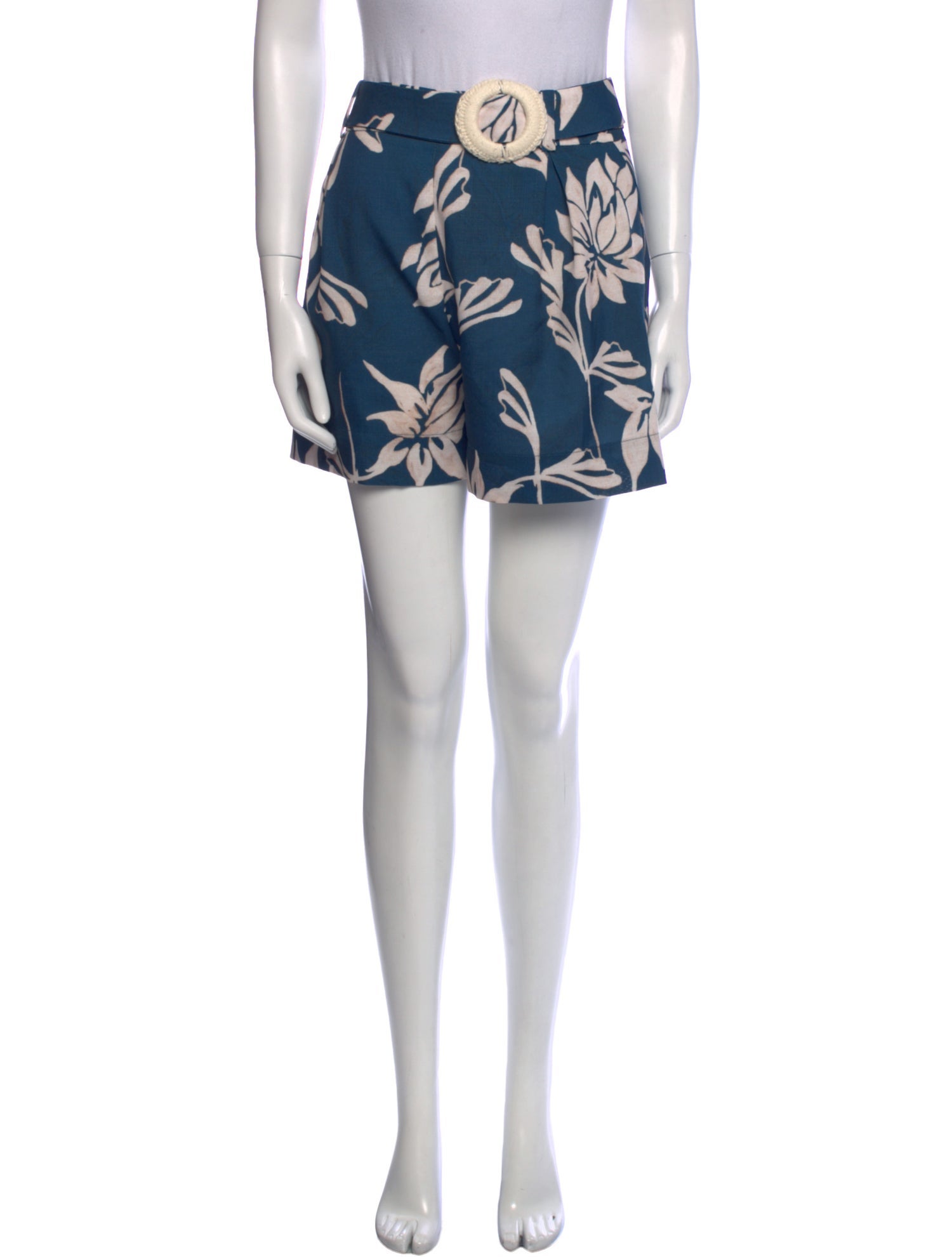 PatBO Floral Print Mini Shorts