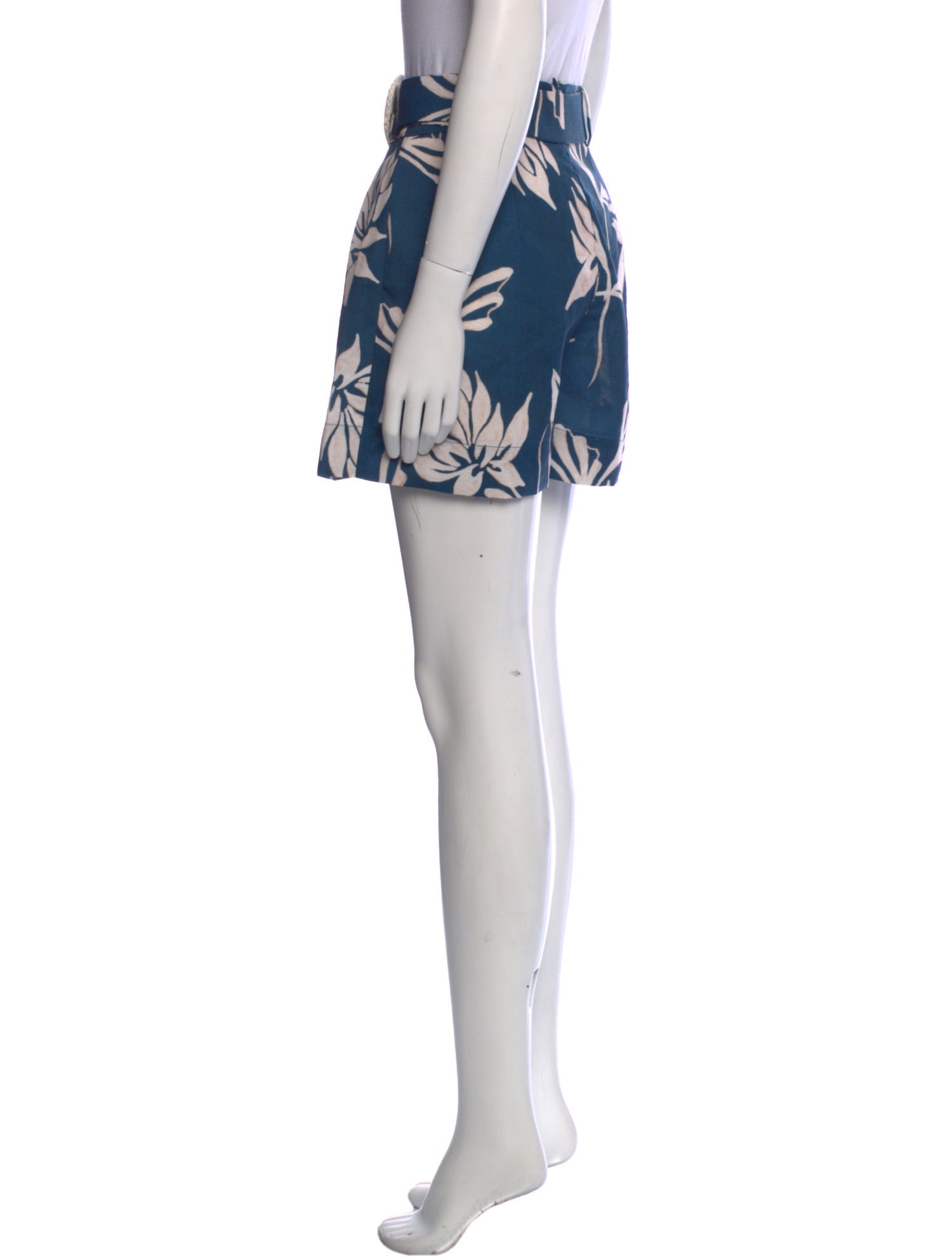 PatBO Floral Print Mini Shorts