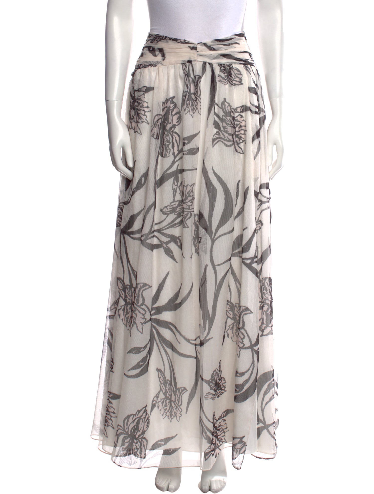 PatBO Printed Long Skirt