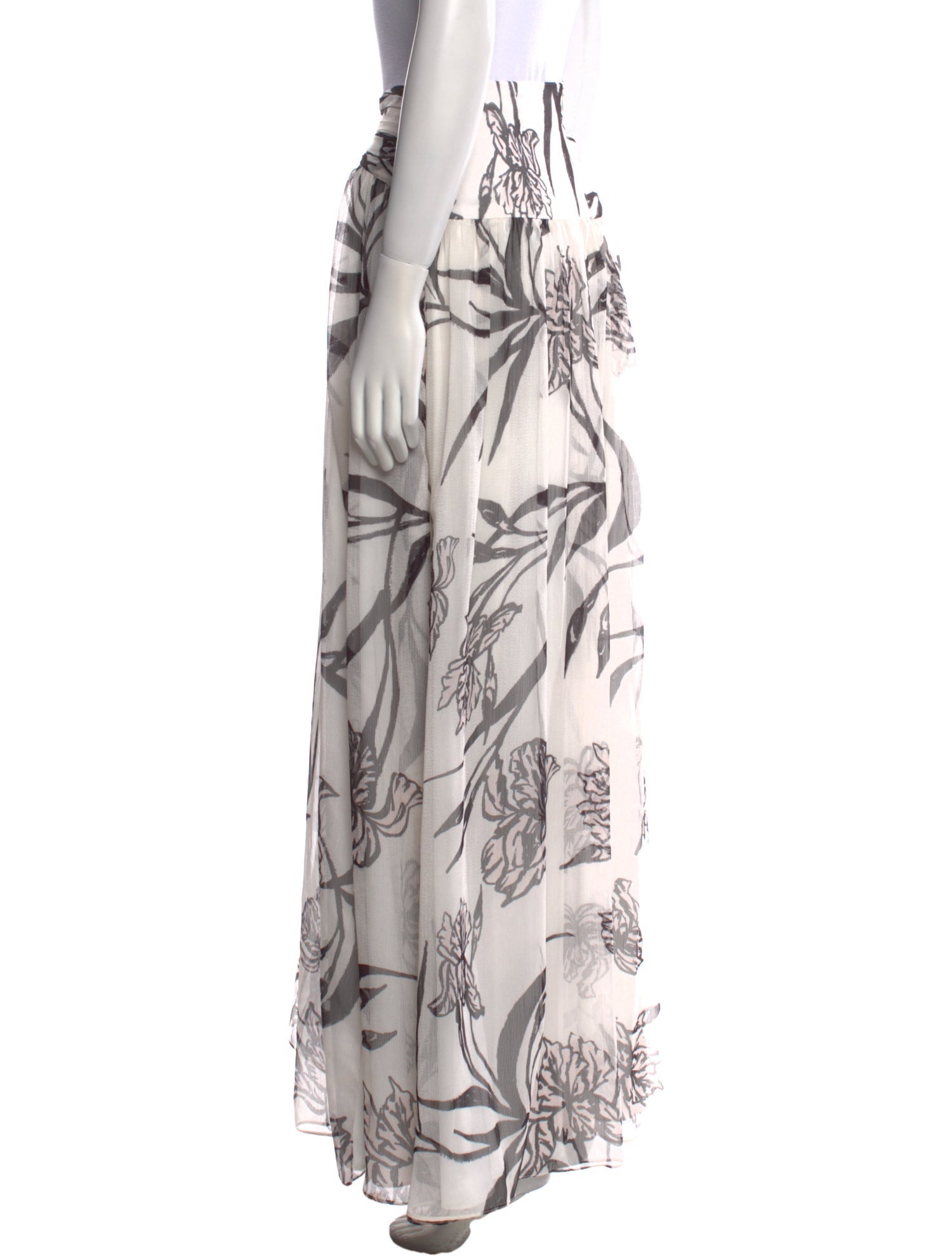 PatBO Printed Long Skirt