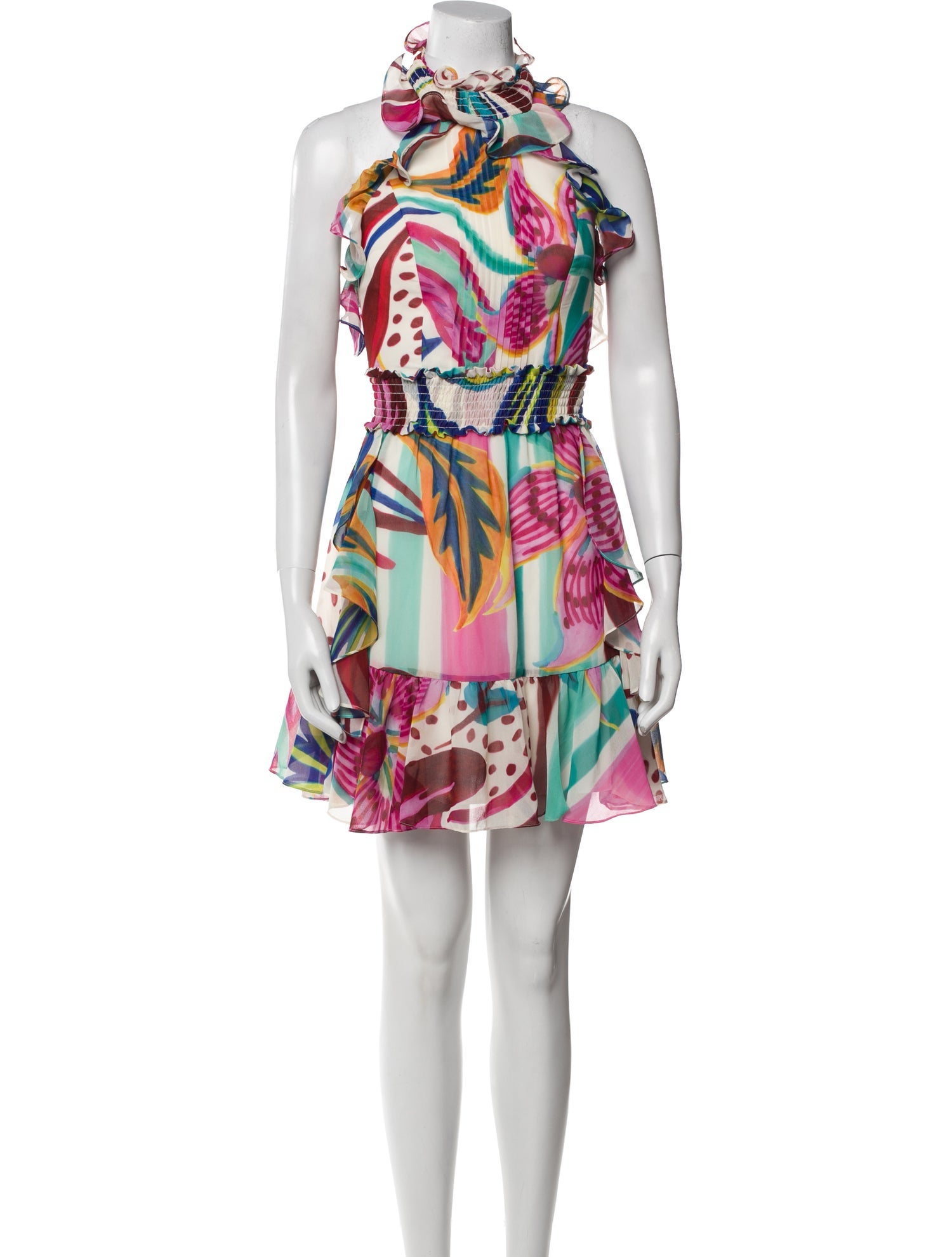 PatBO Printed Mini Dress