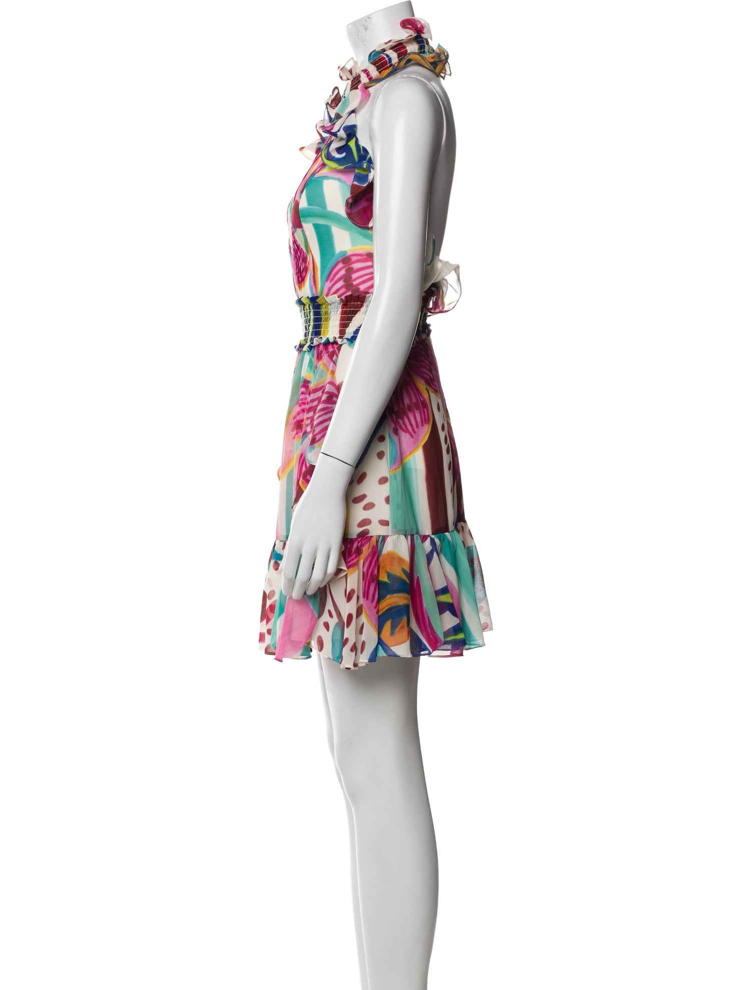 PatBO Printed Mini Dress