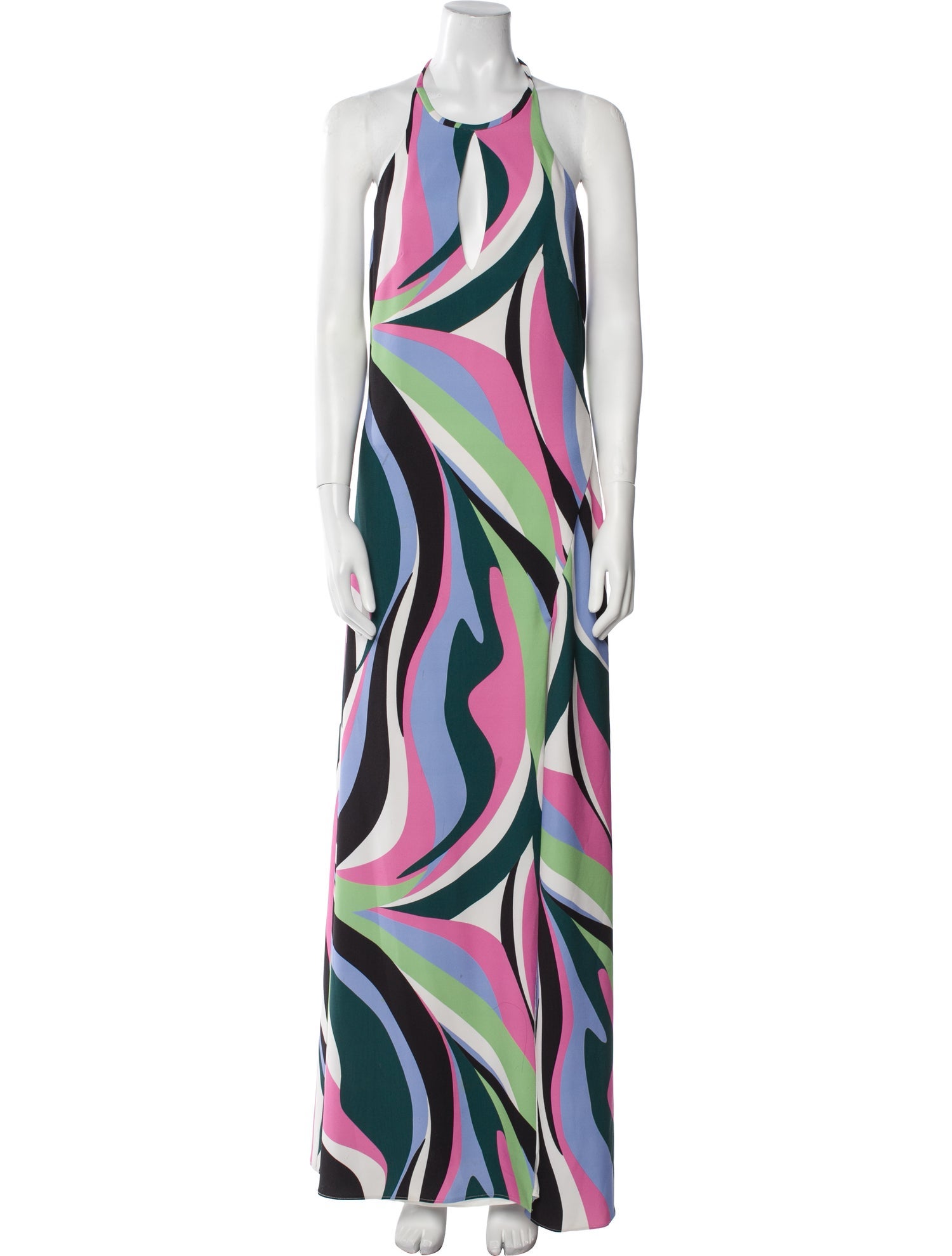 PatBO Printed Long Dress