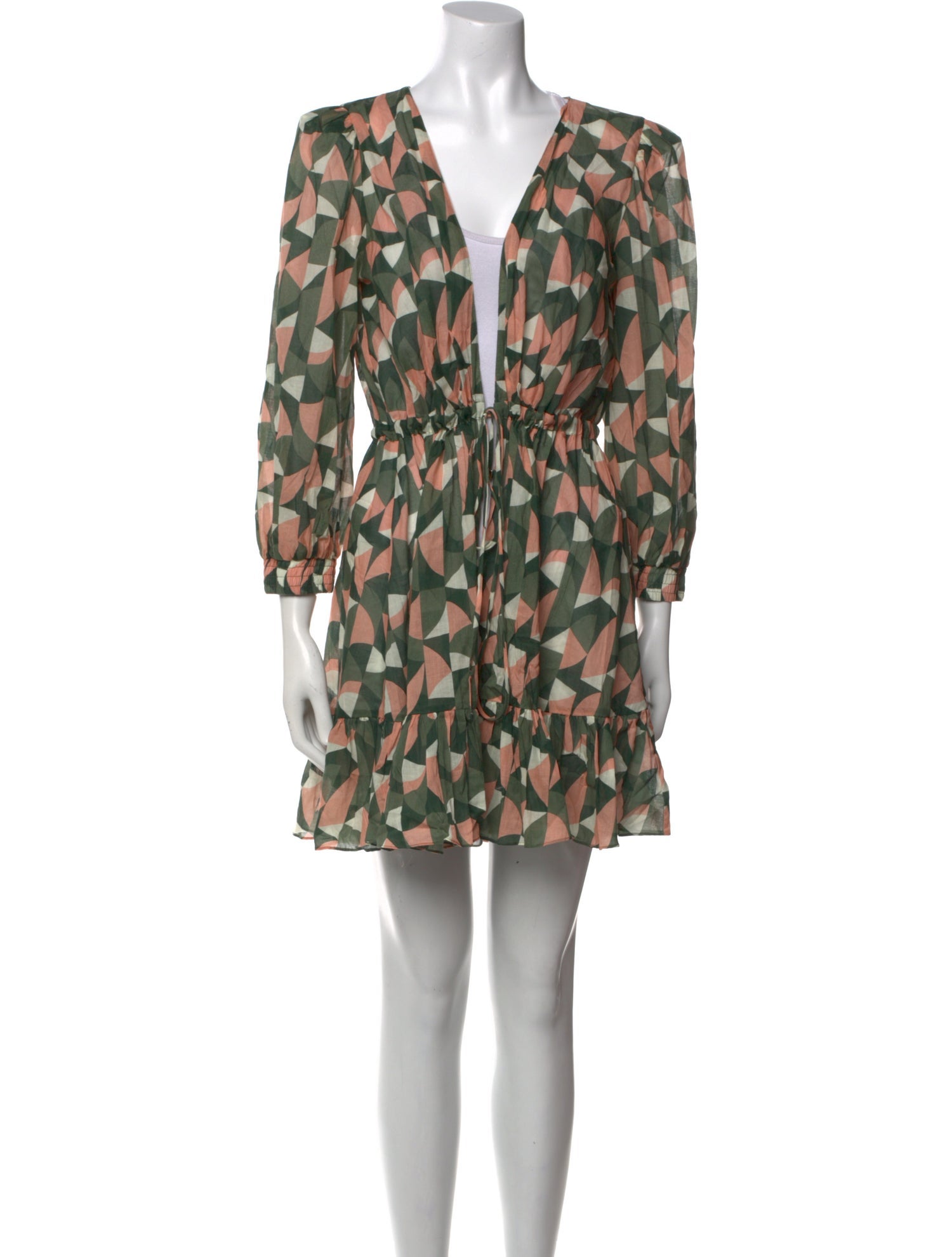 PatBO Printed Mini Dress