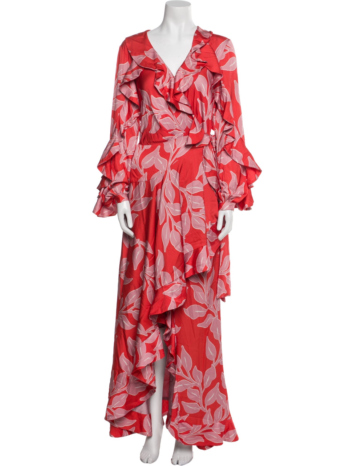 PatBO Floral Print Long Dress