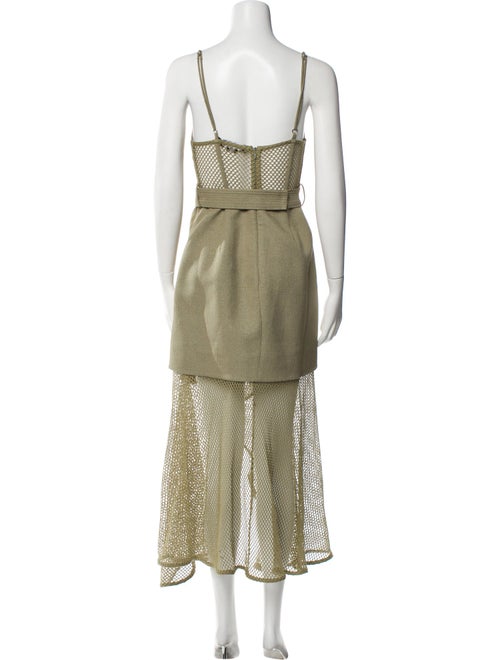 PatBO V-Neck Long Dress