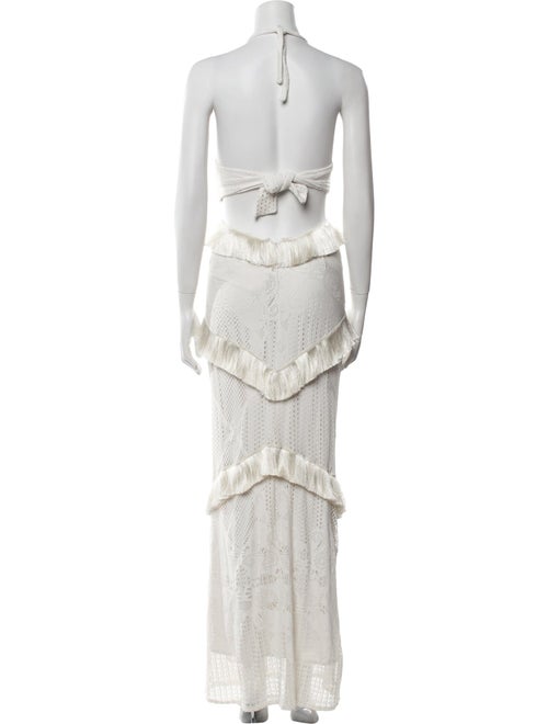 PatBO V-Neck Midi Length Dress