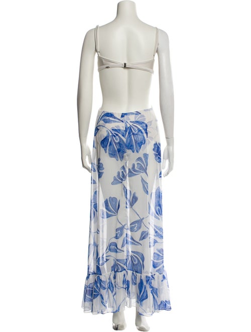 PatBO Floral Print Long Dress