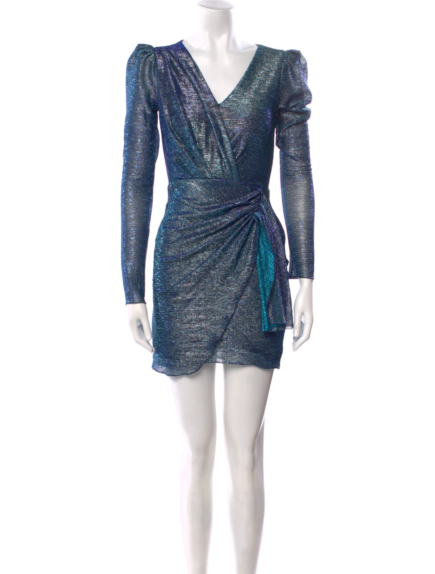 PatBO V-Neck Mini Dress