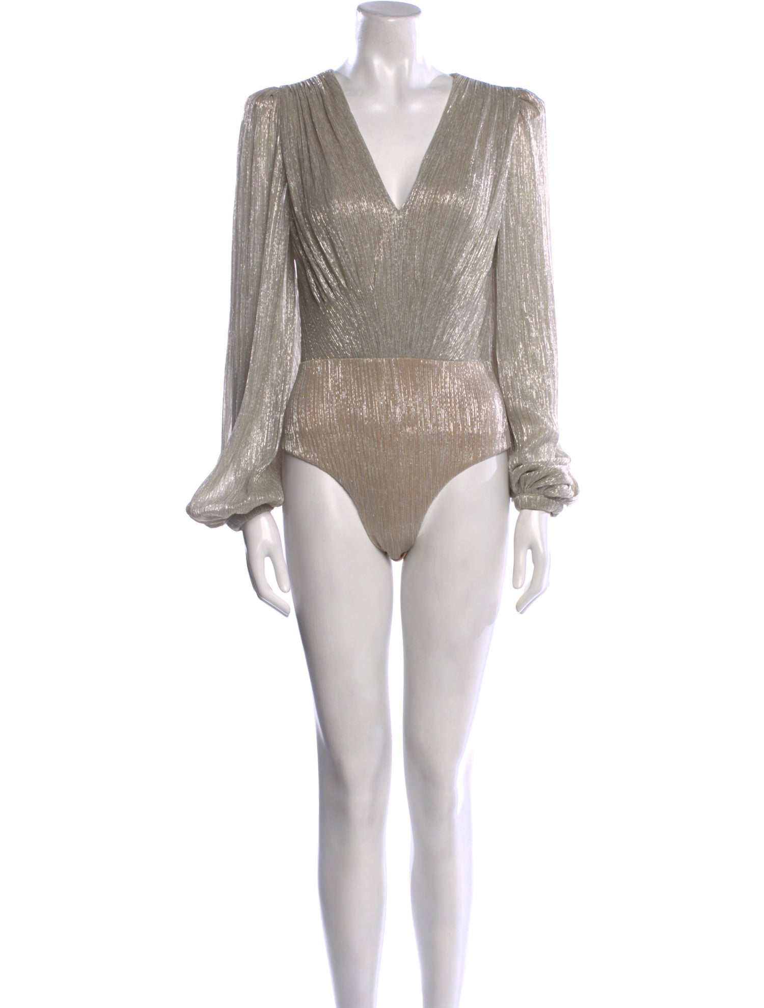 PatBO V-Neck Long Sleeve Bodysuit