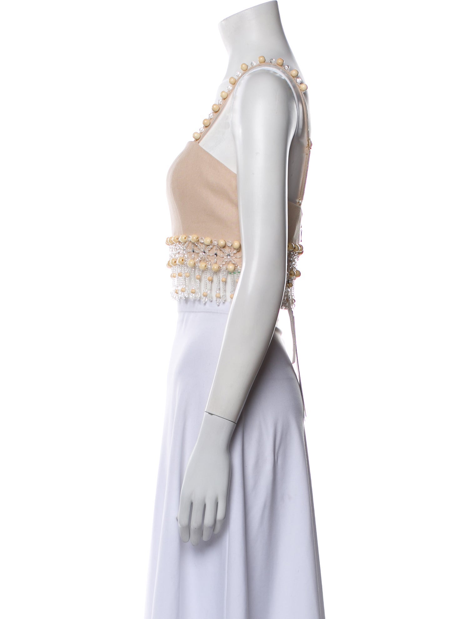 PatBO Square Neckline Sleeveless Crop Top w/ Tags