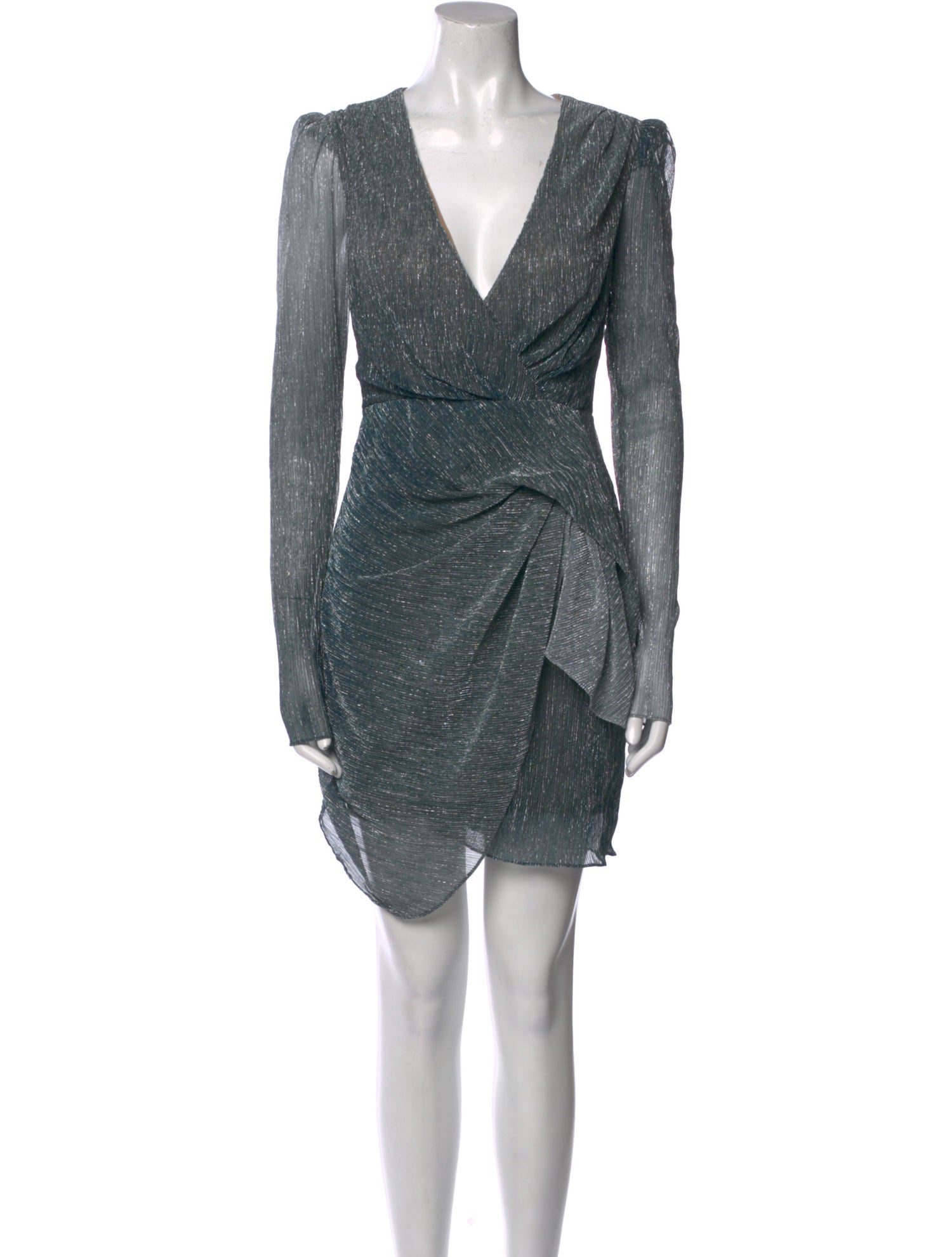 PatBO V-Neck Mini Dress