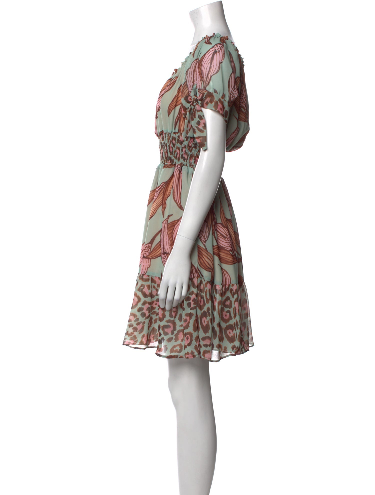 PatBO Printed Mini Dress w/ Tags