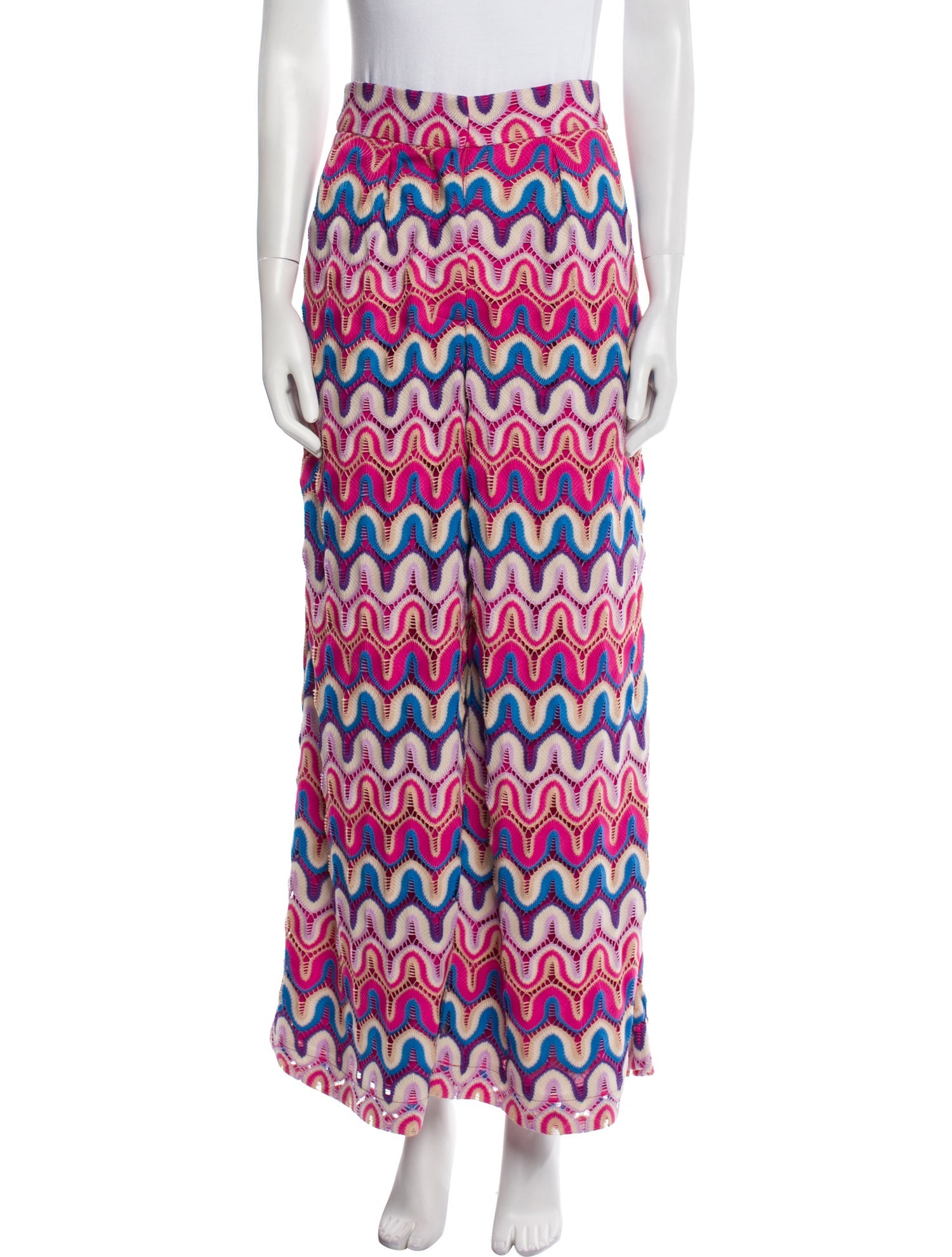 PatBO Printed Wide Leg Pants w/ Tags