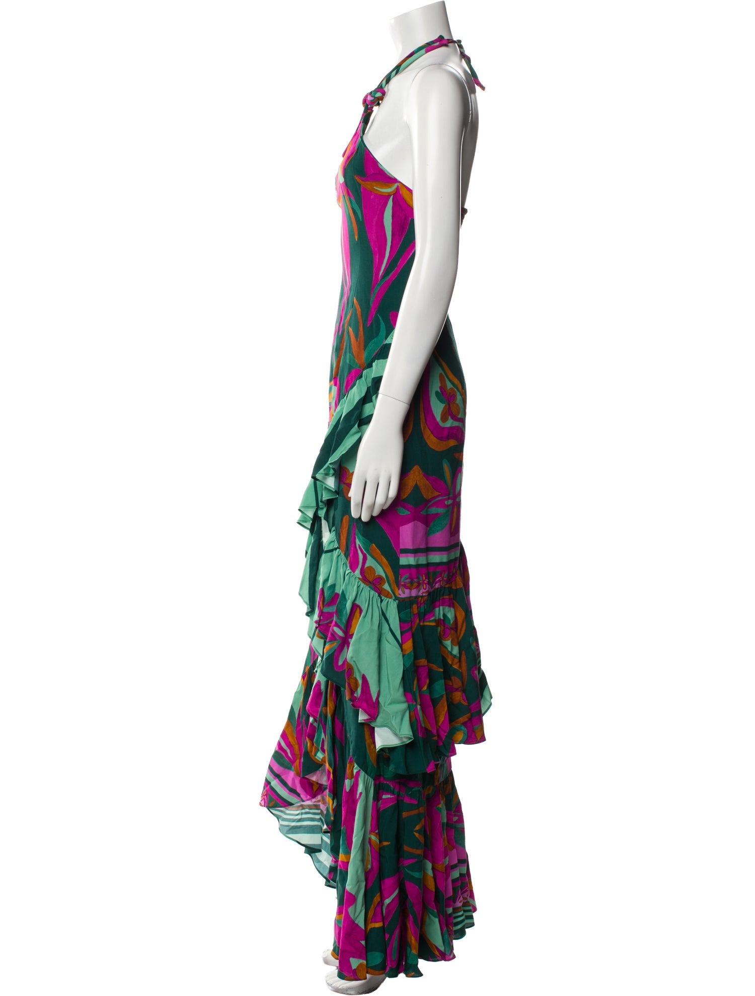 PatBO Printed Long Dress w/ Tags