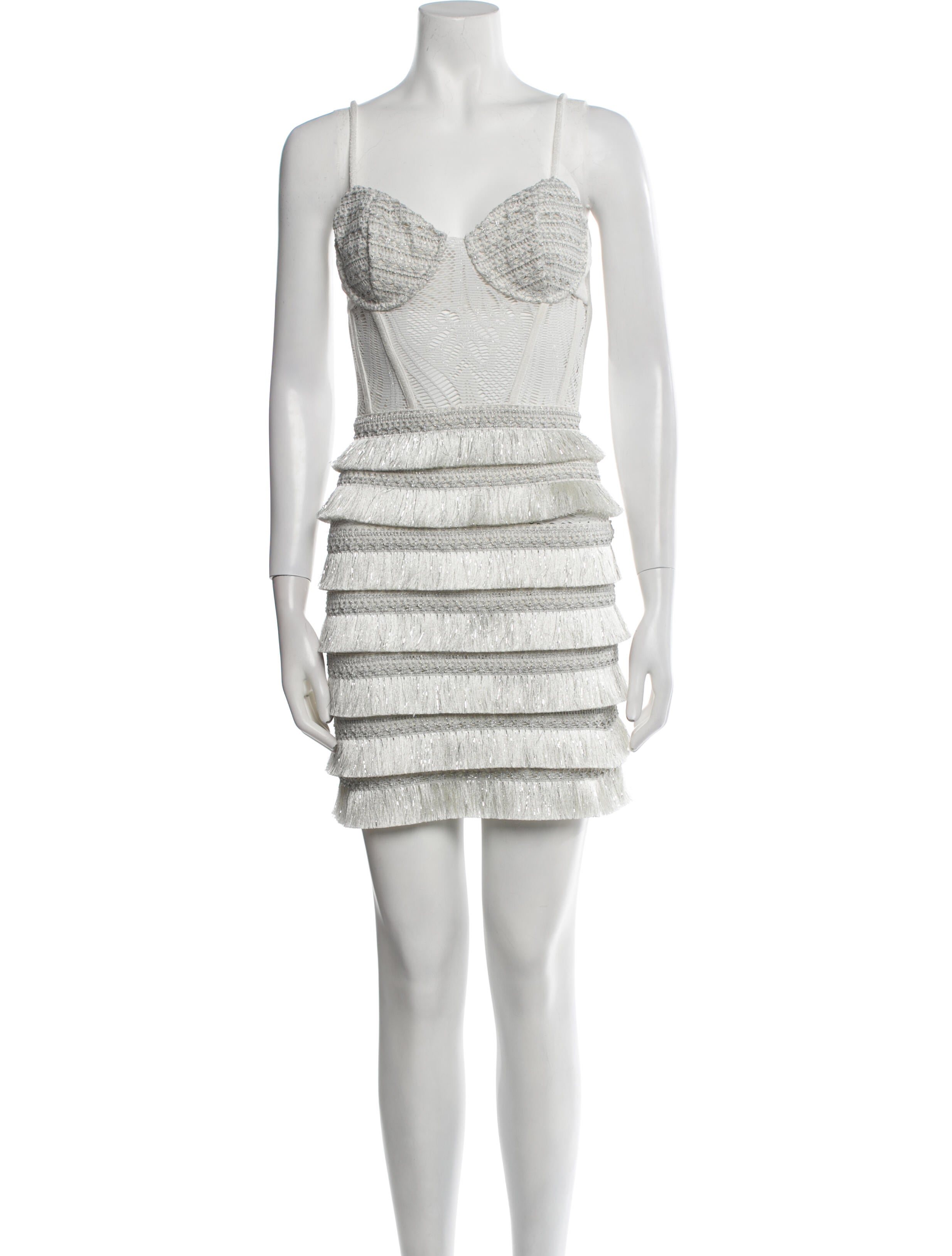 PatBO V-Neck Mini Dress