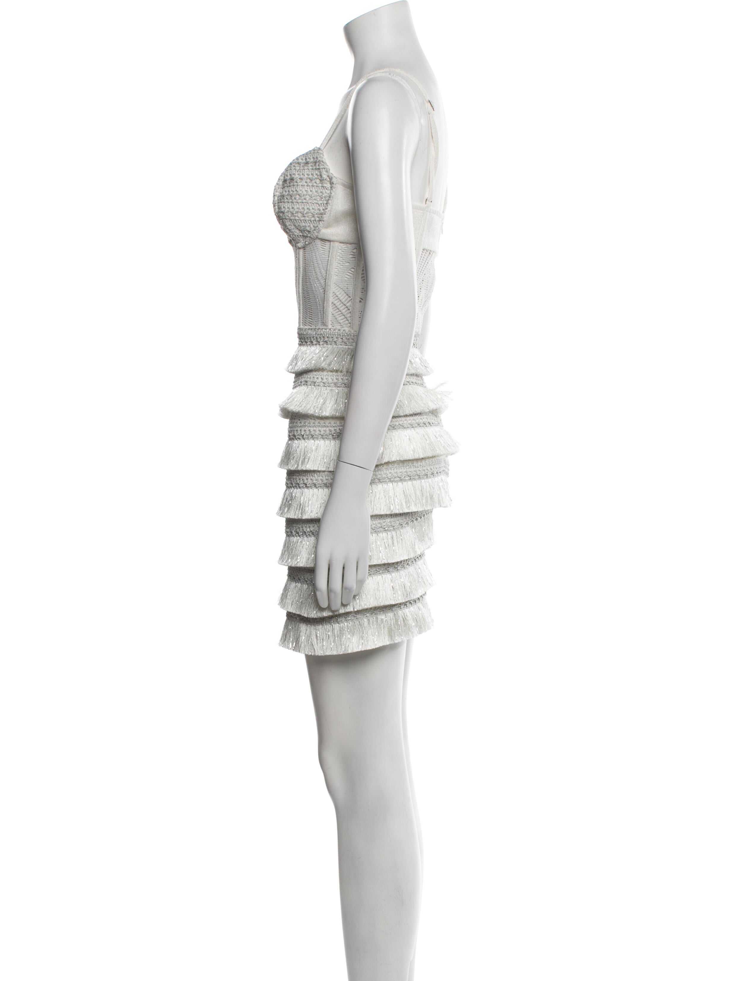 PatBO V-Neck Mini Dress