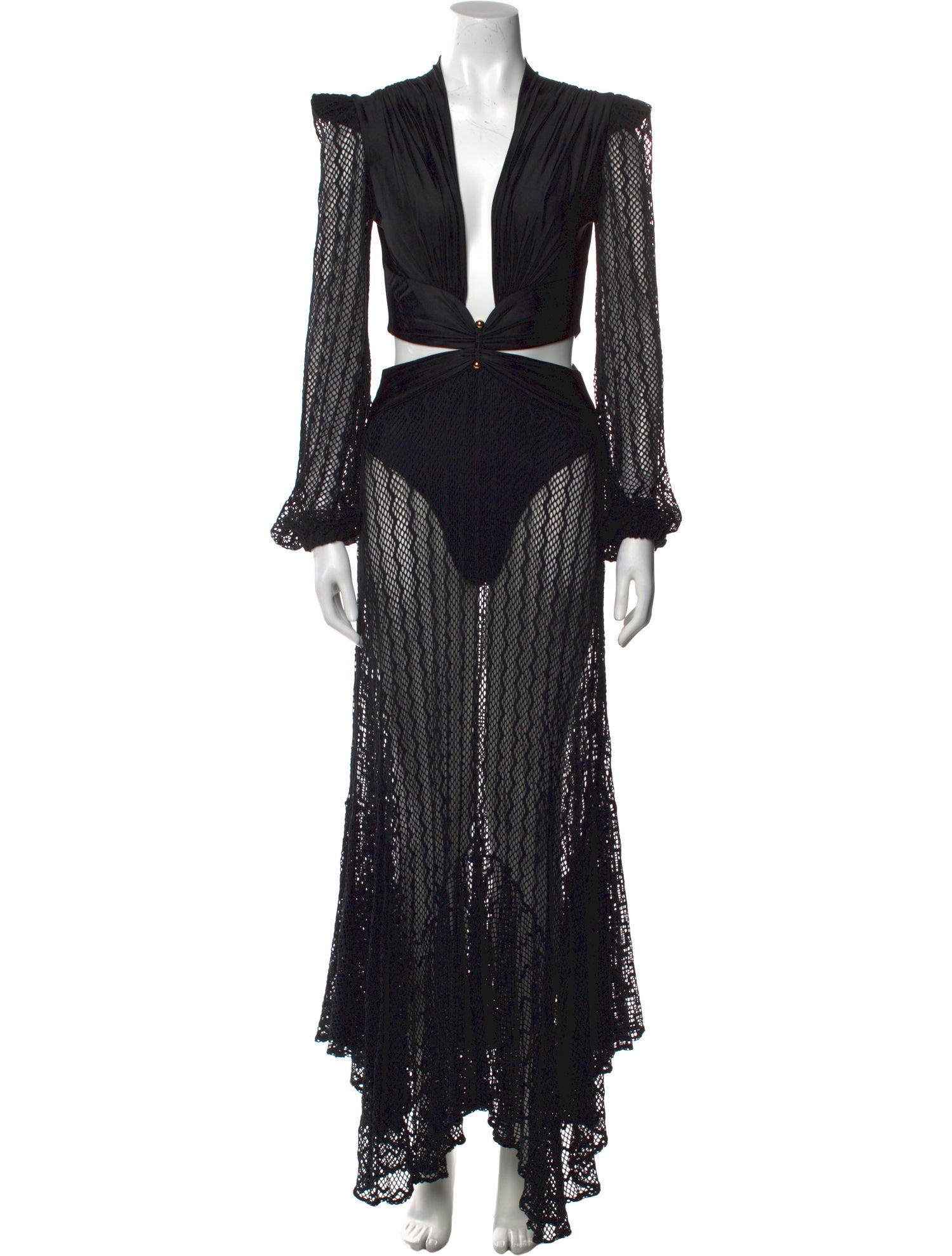 PatBO V-Neck Long Dress