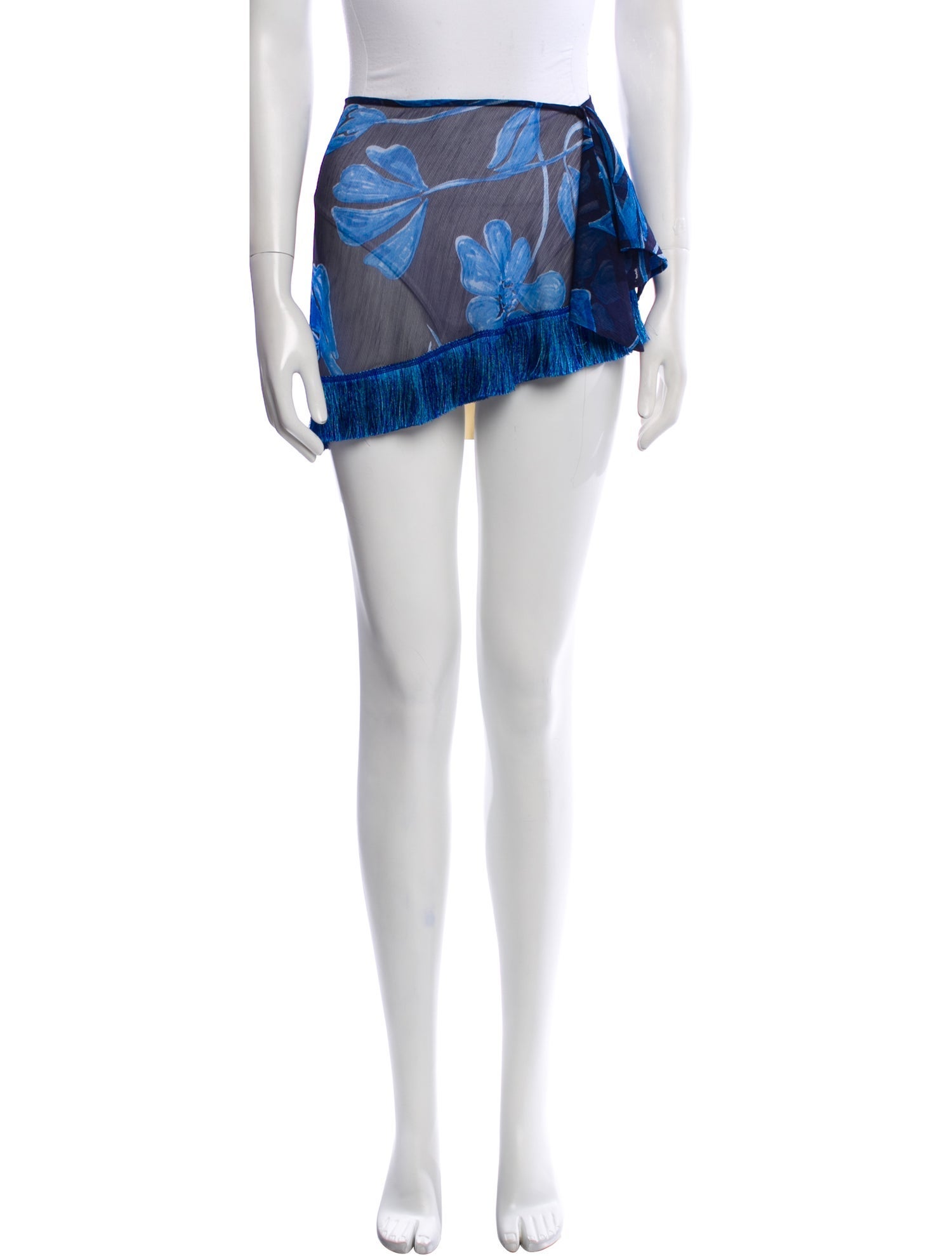 PatBO Printed Fringe Trim Accent Cover-Up w/ Tags