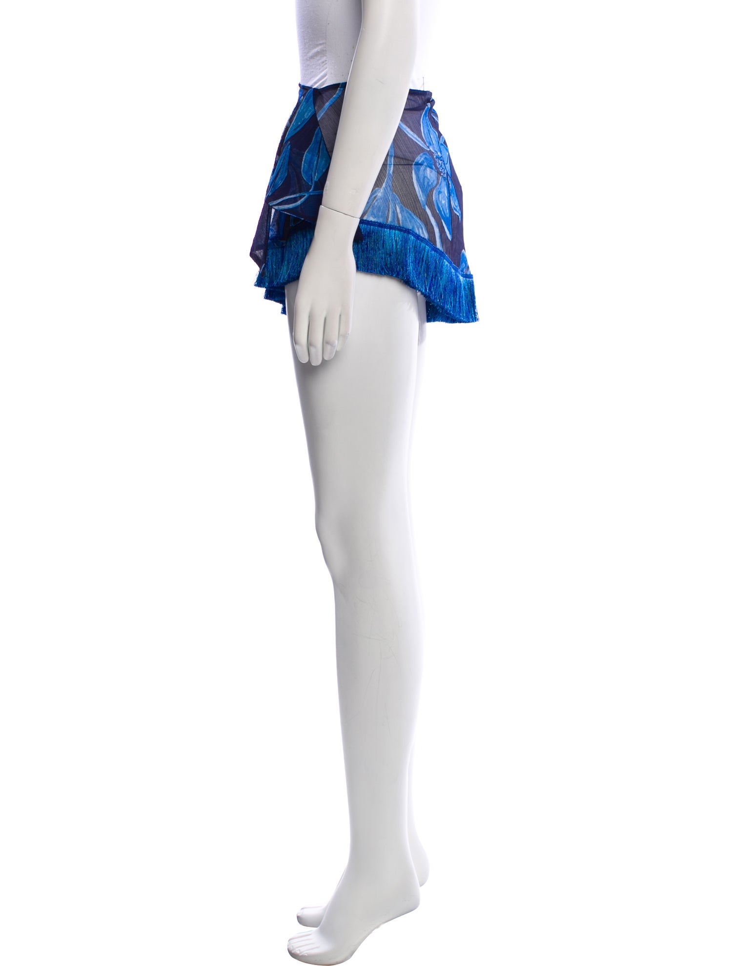 PatBO Printed Fringe Trim Accent Cover-Up w/ Tags