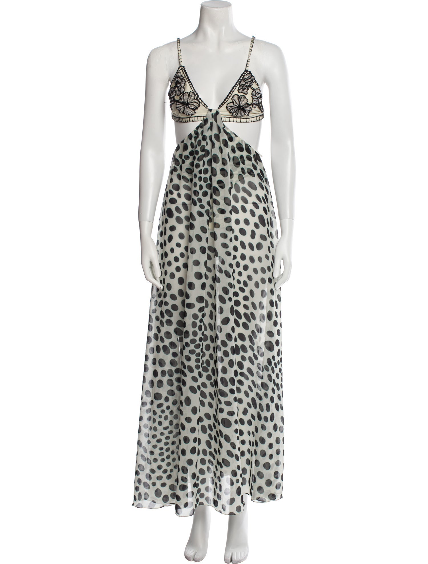PatBO Animal Print Long Dress