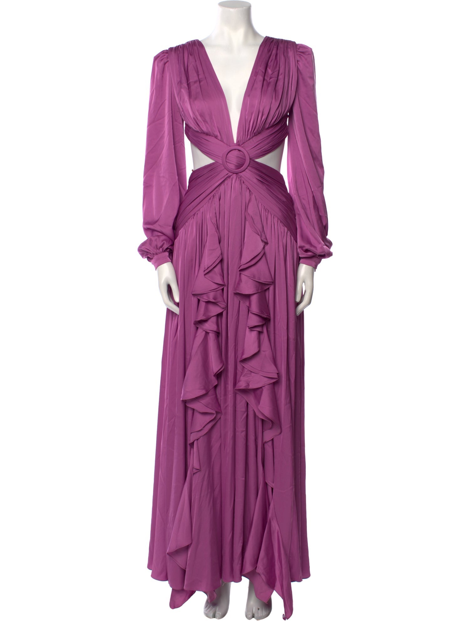 PatBO V-Neck Long Dress