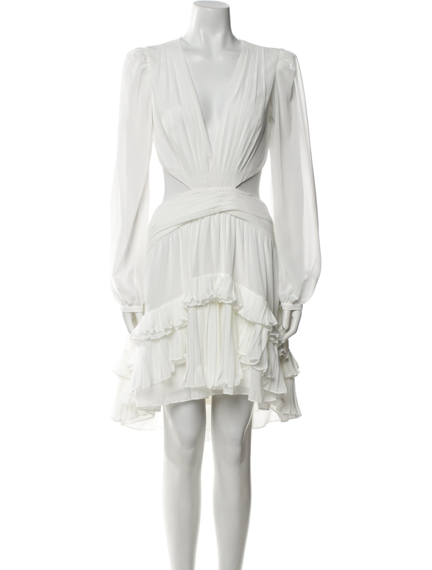 PatBO V-Neck Midi Length Dress