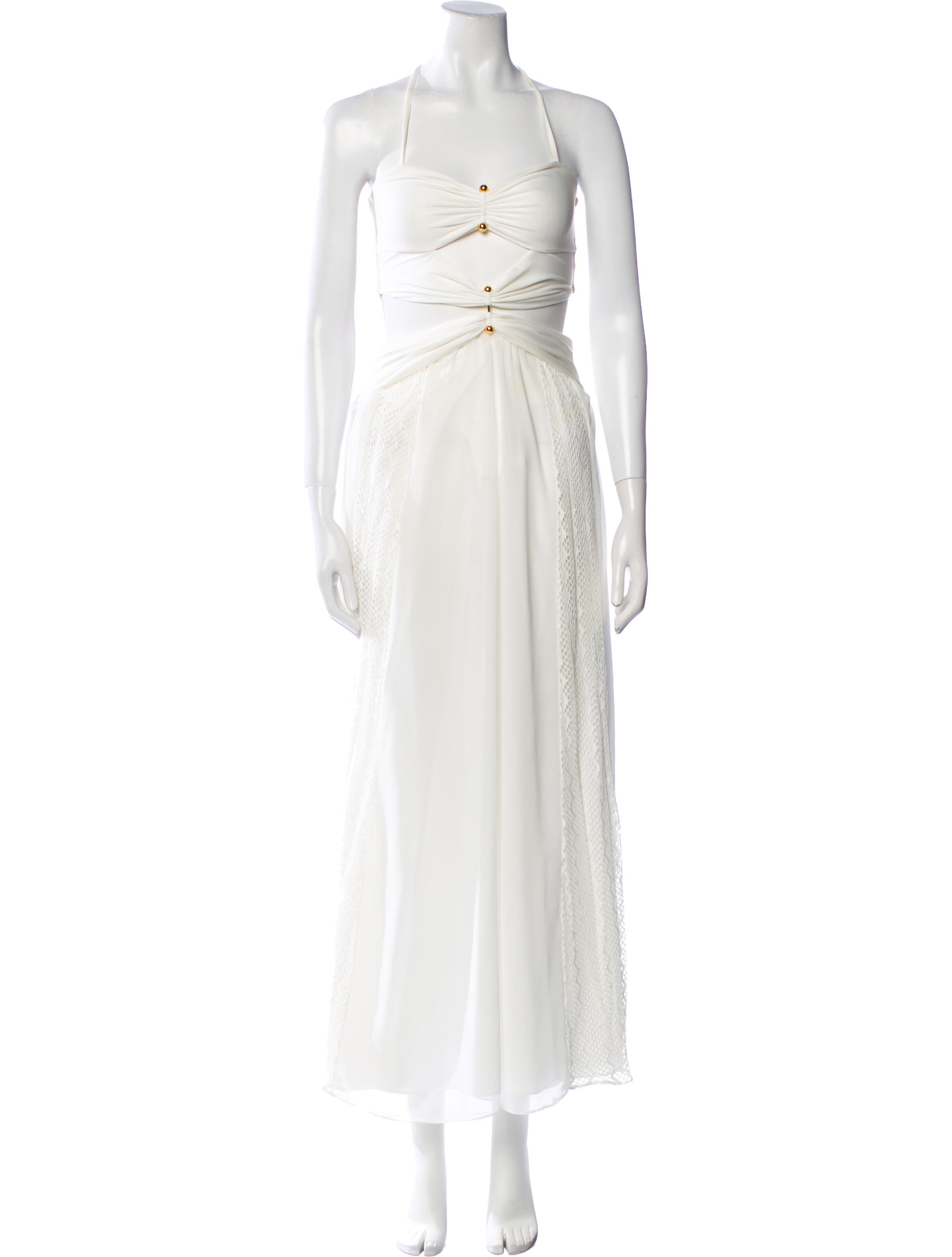 PatBO Halterneck Long Dress