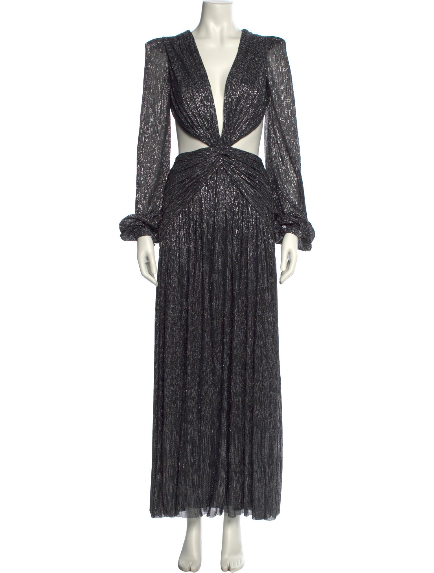 PatBO Colorblock Pattern Long Dress