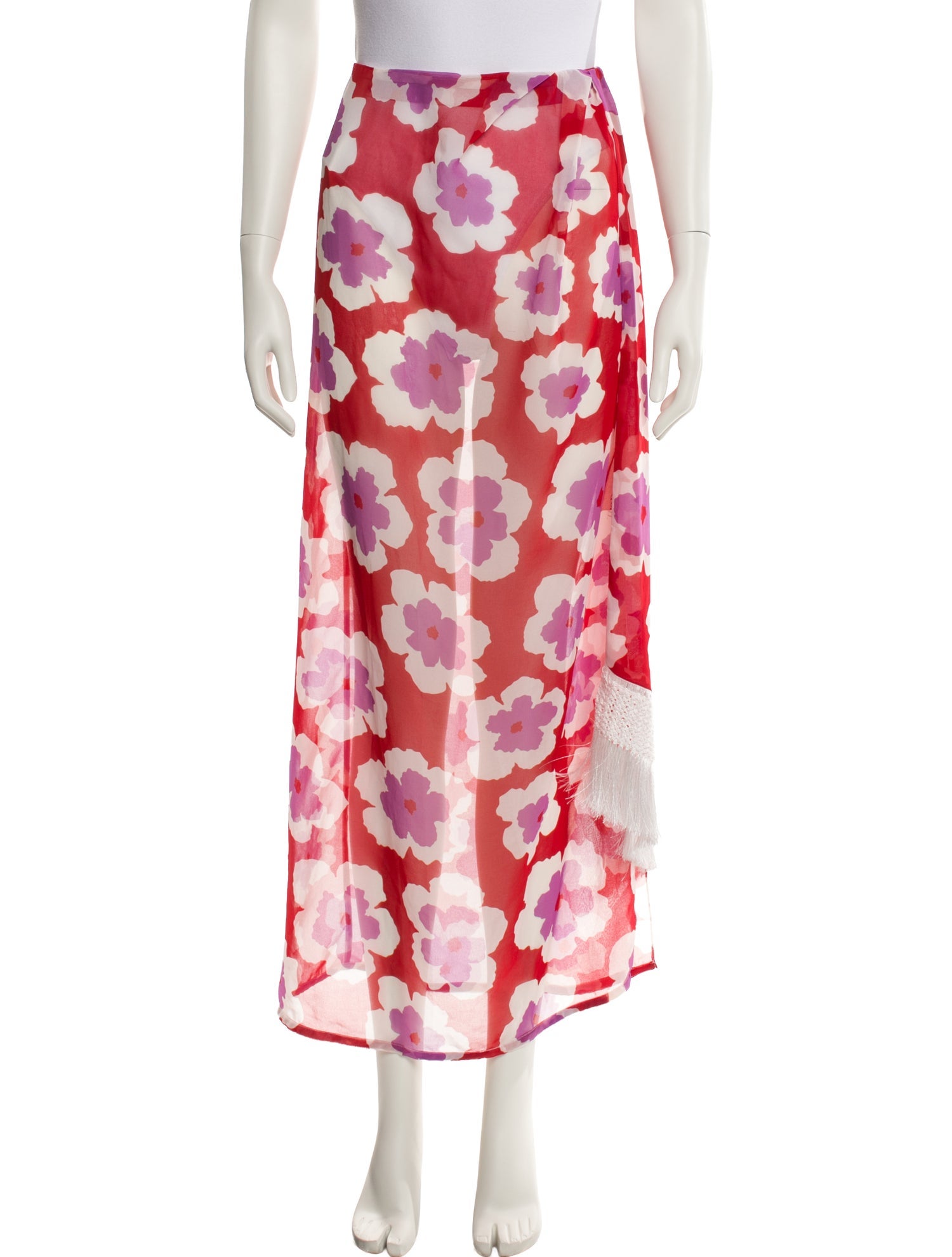 PatBO Floral Print Midi Length Skirt w/ Tags