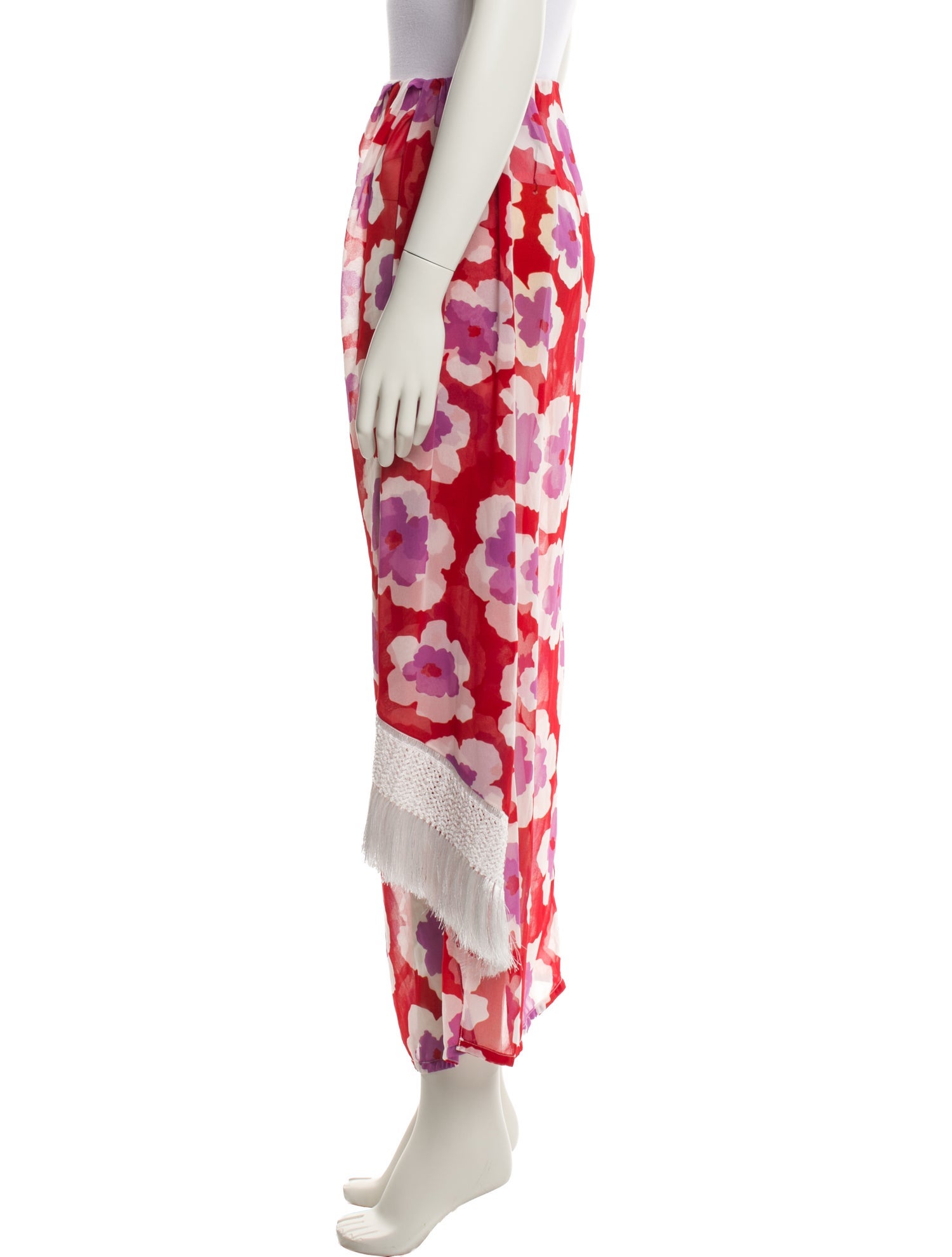 PatBO Floral Print Midi Length Skirt w/ Tags