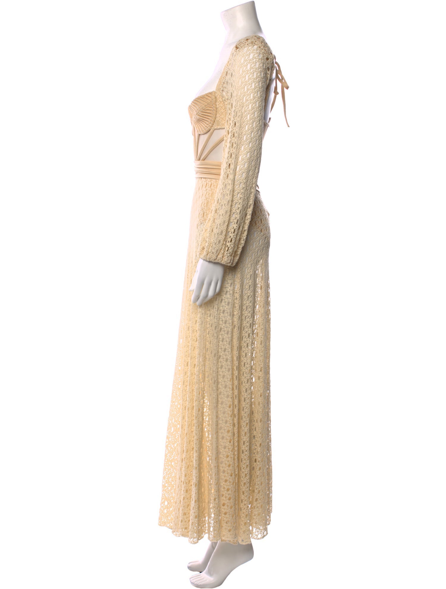 PatBO V-Neck Long Dress
