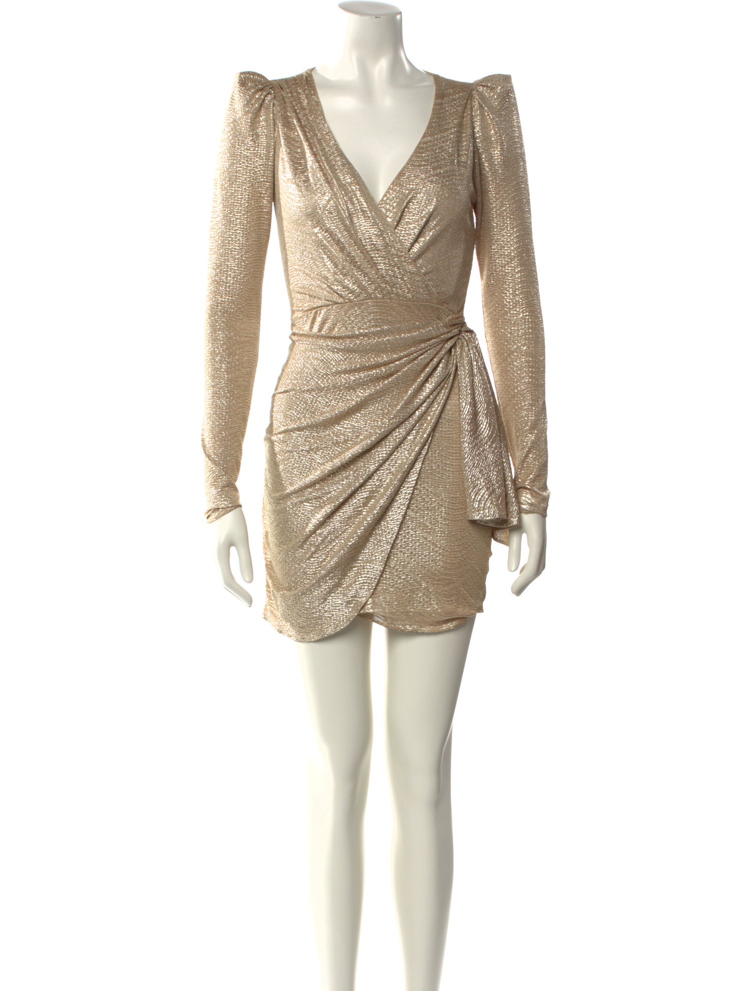 PatBO V-Neck Mini Dress