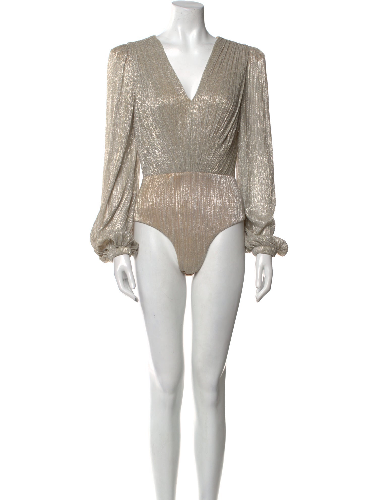 PatBO V-Neck Long Sleeve Bodysuit