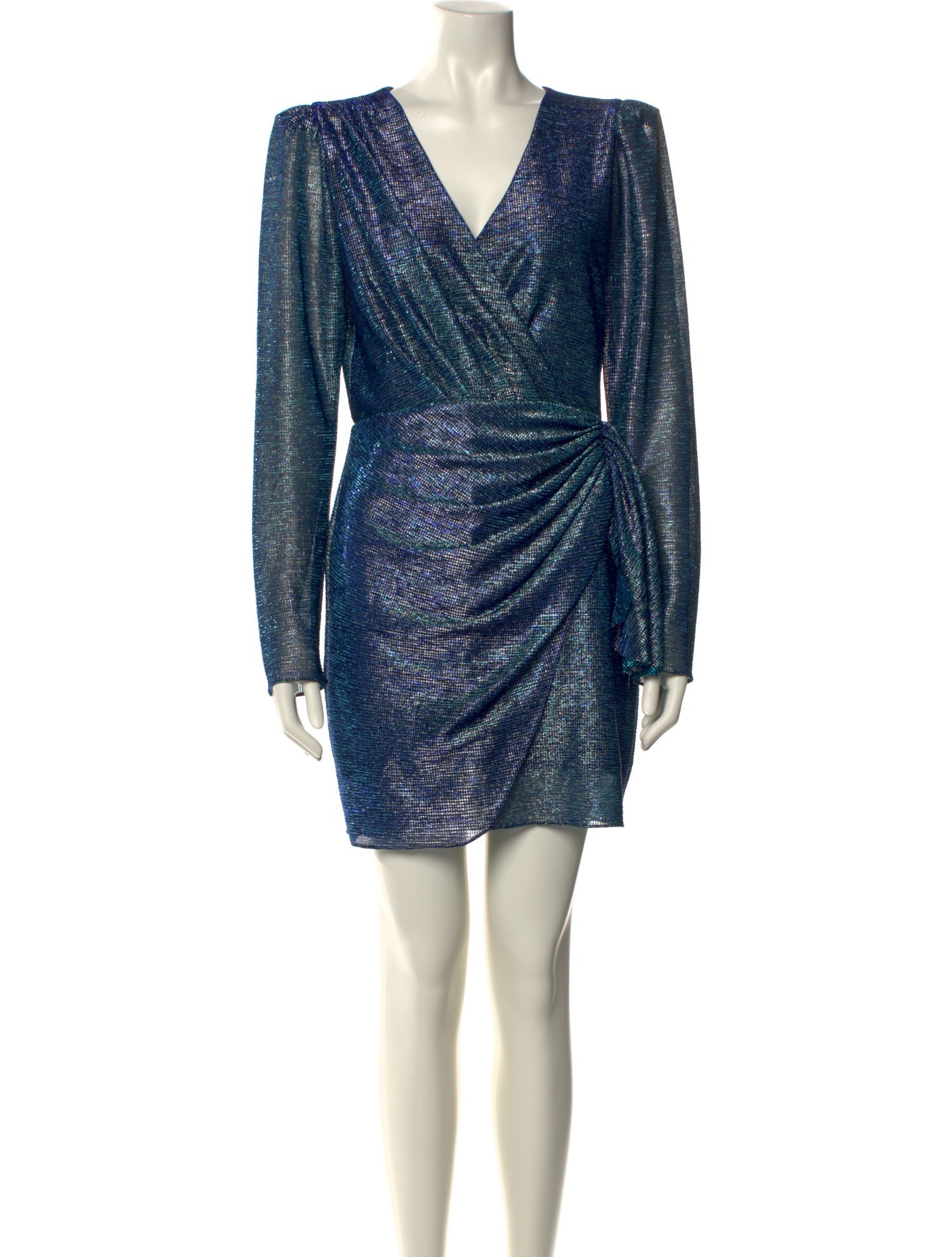 PatBO V-Neck Mini Dress