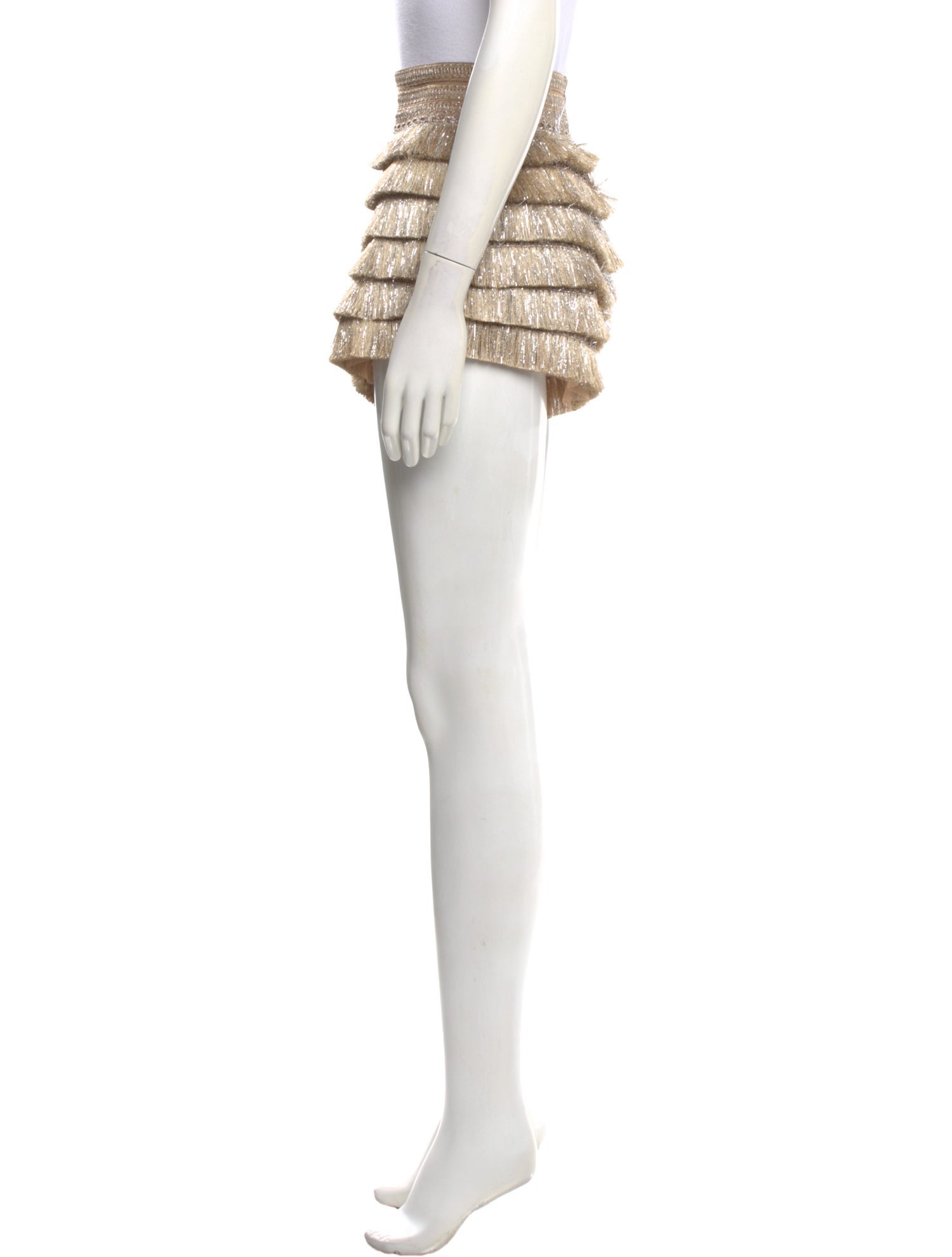 PatBO Striped Mini Shorts