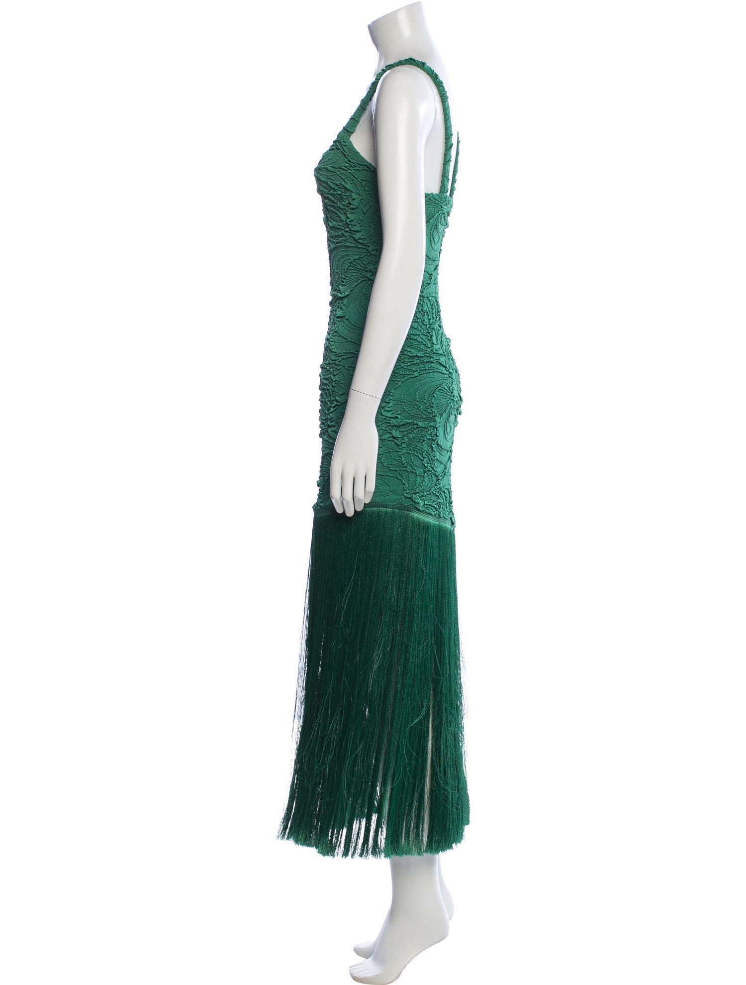 slim fit dress slacks SAMBA FRINGE CUT OUT MINI DRESS main image 0
