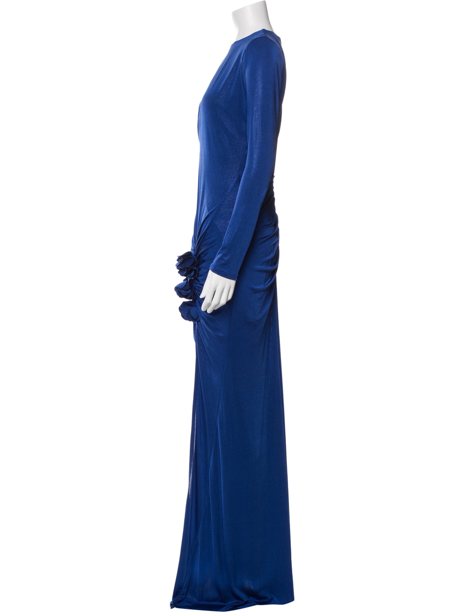 patbo blue dress CLARA FRINGE MAXI DRESS 10
